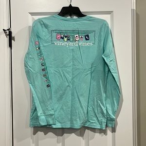 Teal Vinyard Vines Long Sleeve